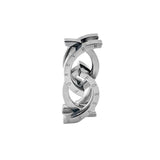 Bague Forever pour femmes - Acier inoxydable plaqué argent - Bague élégante pour doigt