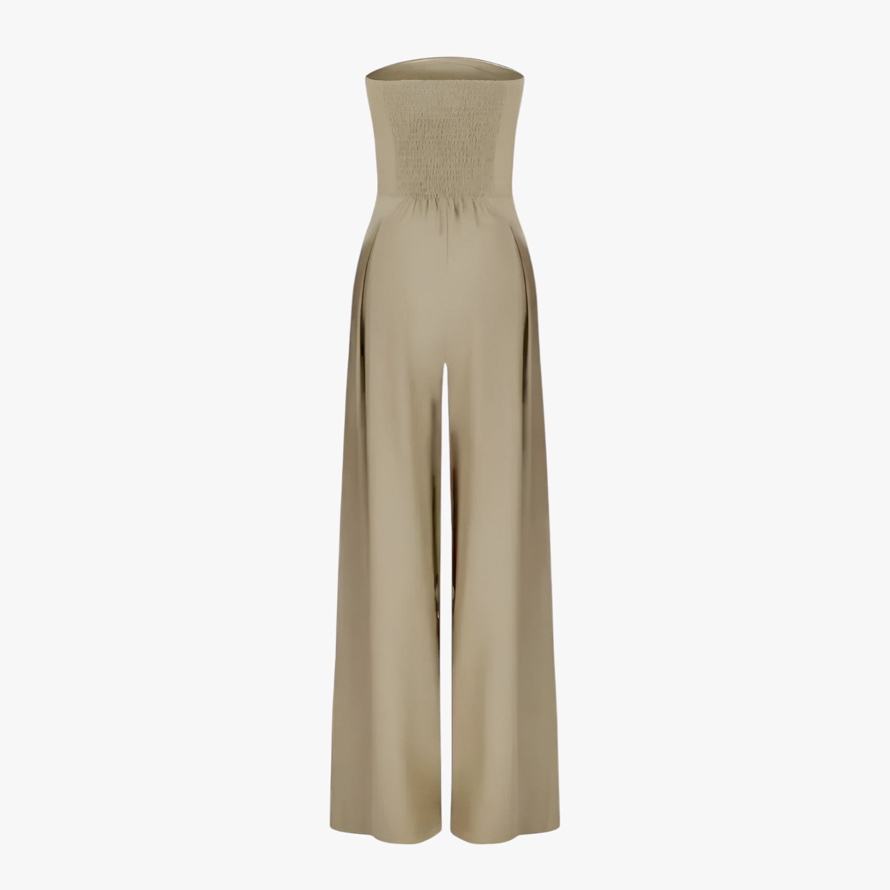 One-Pieces : Elegante Zwarte Strapless Dames Jumpsuit - Chic en Comfortabel voor Zomerse Ceremonie in van Pantinoshop