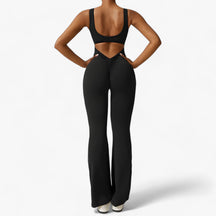 Bodysuit : Workout Lichaamspak - Ongeëvenaard Comfort en Prestaties - Blauw in Zwart 2 van Pantino