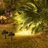 SolarGlow - Adjustable & Weatherproof Solar Spot - 1 + 1