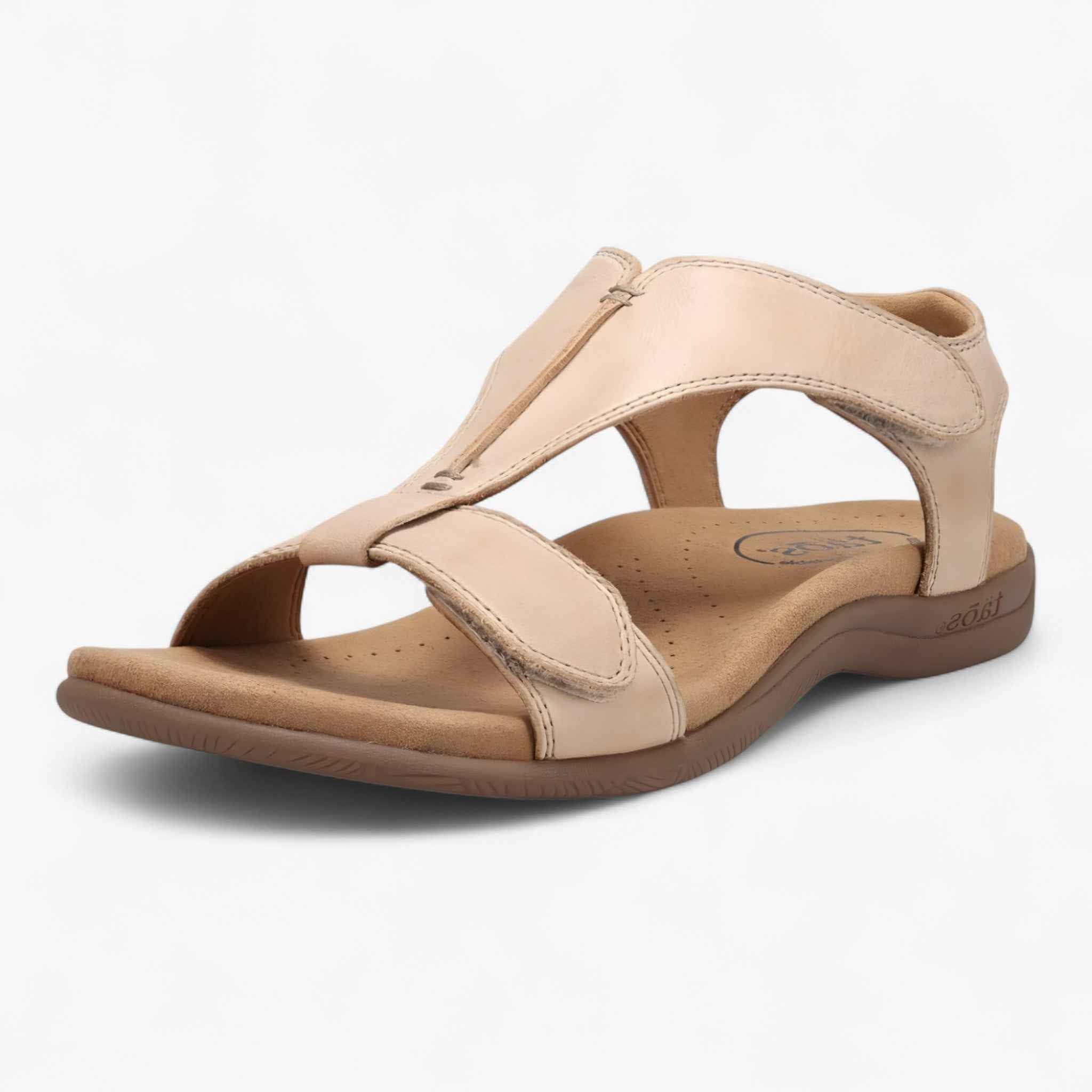 Sandals : Dames Sandalen Lichtgewicht met Voetboogondersteuning - Comfortabel en Ademend in Beige van Pantinoshop