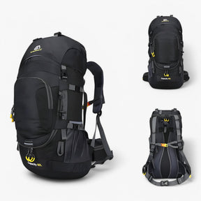 outdoor equipment : Waterdichte Trekpro 60l Rugzak - Groen in Zwart van Pantino