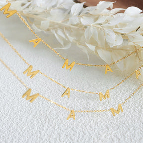 Necklace : Moeders Halsketting - Goud in van Pantino