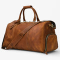 Rejsetaske Brun 55cm - Elegant Læder