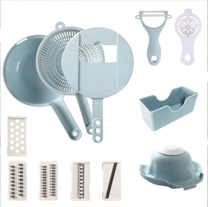 home & garden : CulinaryCraft - Multifunctionele Voedselhakker - Blauw in Blauw van Pantino
