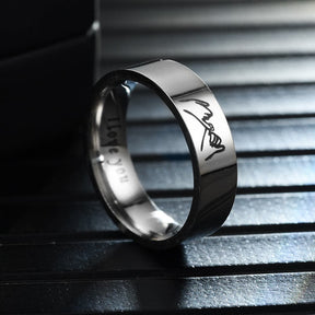 Ring : Ring Heren - Tungsten Carbide Herenring in Silver van Pantino