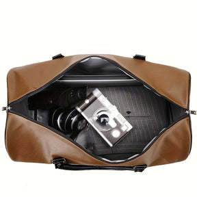 bags : Reistas Heren Zwart - Men 1 Stuk PU Leren , Handbagage voor op Reis Elegant in van Pantino
