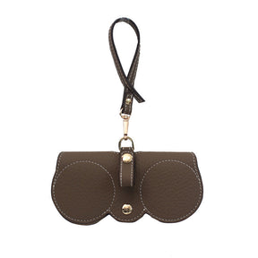 Eyeglass Case : Bril Dames Grijs - Luxe Brillenkoker - De Compacte Bescherming voor Onderweg Leer in van Pantino
