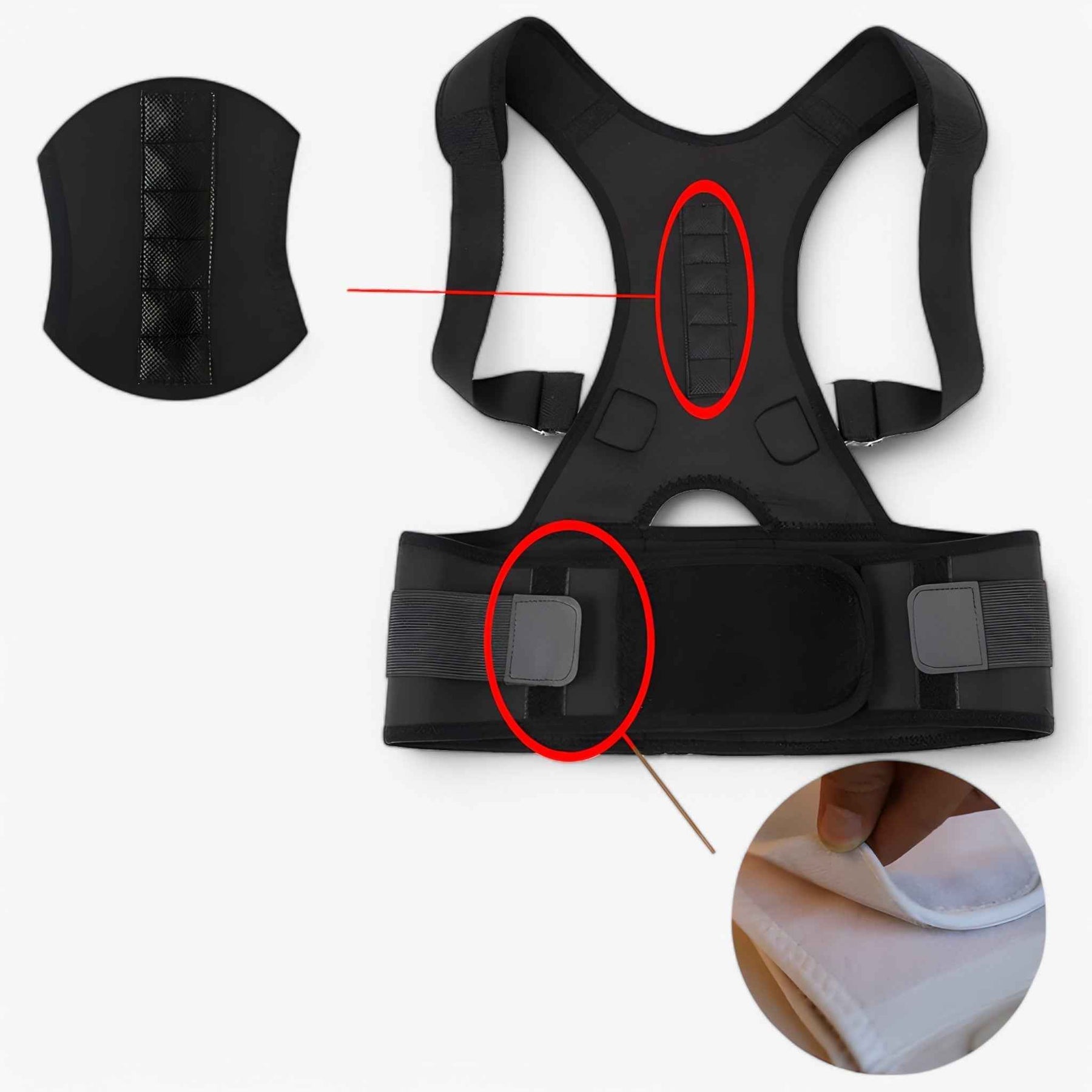 BeltGuard - supporto per una migliore postura - € : BeltGuard unisex verstelbare en ademende houdingscorrector voor mannen en vrouwen met rechte rug in van Pantino
