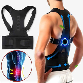 BeltGuard - supporto per una migliore postura - € : BeltGuard unisex verstelbare en ademende houdingscorrector voor mannen en vrouwen met rechte rug in van Pantino