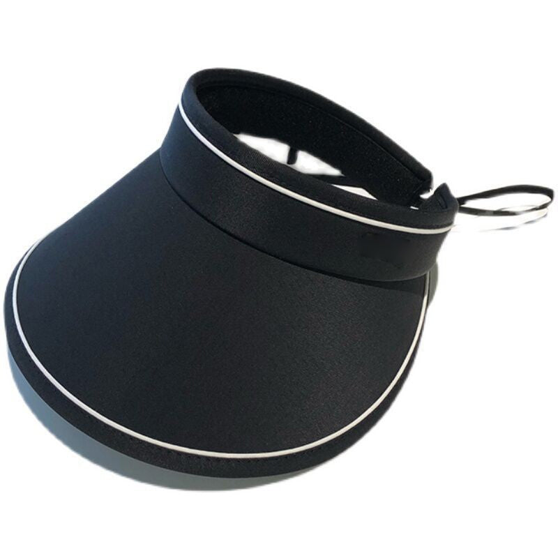 outdoor equipment : Oprolbare Zonnehoed Zwart - Draagbaar UV-Bescherming - Synthetisch in van Pantino
