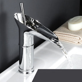 home & garden : Antieke Waterval Badkamer Wastafel Kraan - Zwart Kort in Chroom kort van Pantino