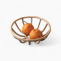 Artistieke Resin Fruitschaal met Elegant Ontwerp - Wit