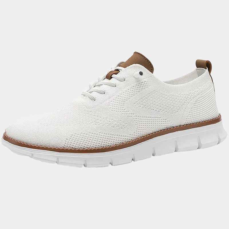 Herensneakers met gebreide veters