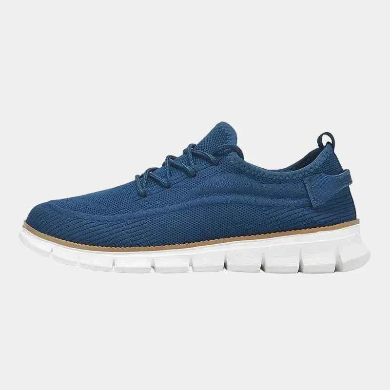 Heren gebreide sneakers met veters