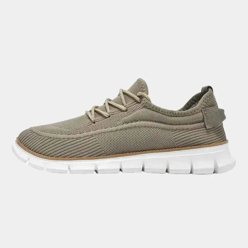Heren gebreide sneakers met veters