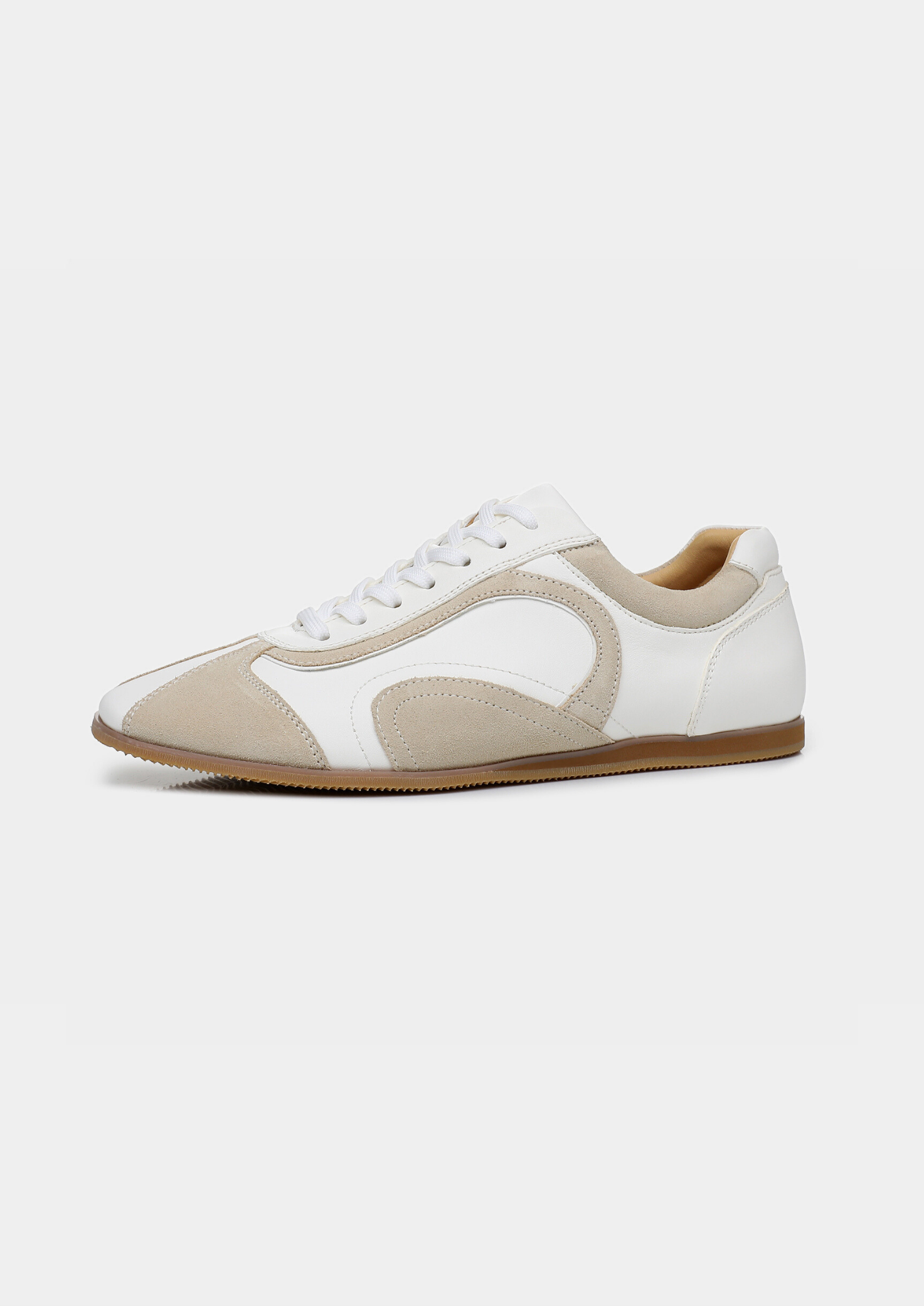 Herensneakers met platte zool