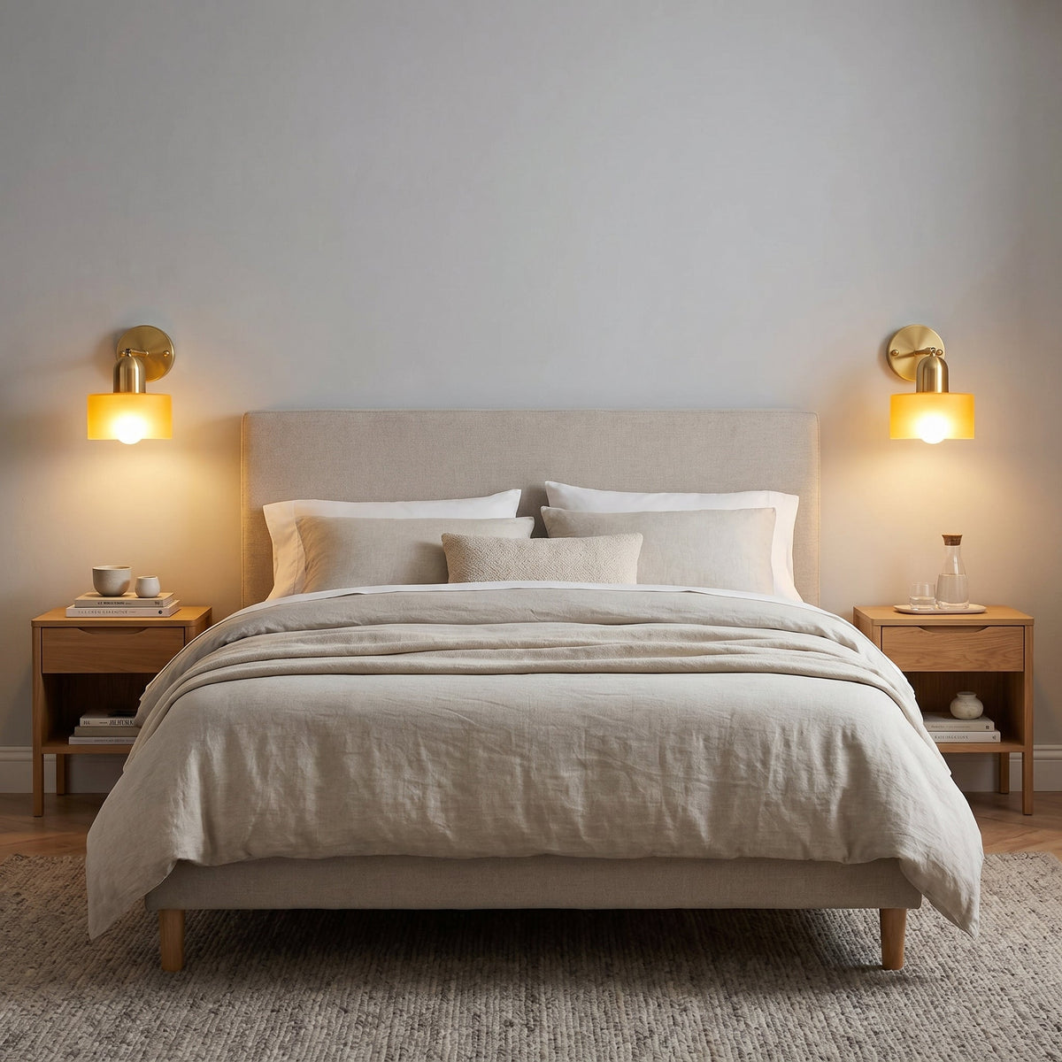 Bauhaus Gekleurde Glazen Wandlamp - Moderne Opbouwlamp