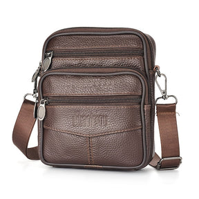 bags : Crossbody Tas Heren Zwart Leer - Compacte Schoudertas voor Dagelijks Gebruik in van Pantino