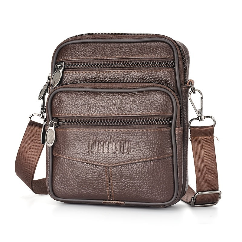 bags : Crossbody Tas Heren Zwart Leer - Compacte Schoudertas voor Dagelijks Gebruik in van Pantino