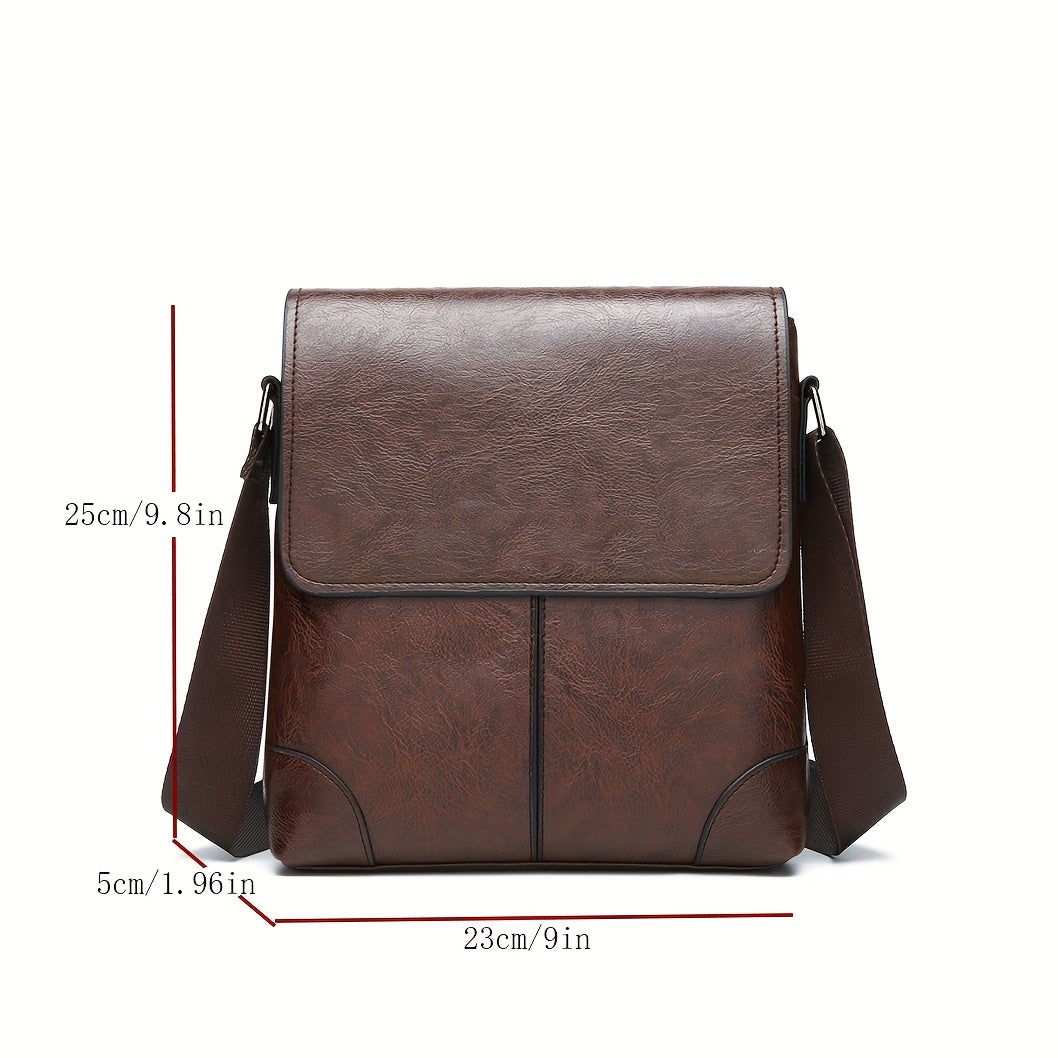 bags : Crossbody Tas Heren Bruin - Herentrendy Mode Casual Schouder Casual in van Pantino
