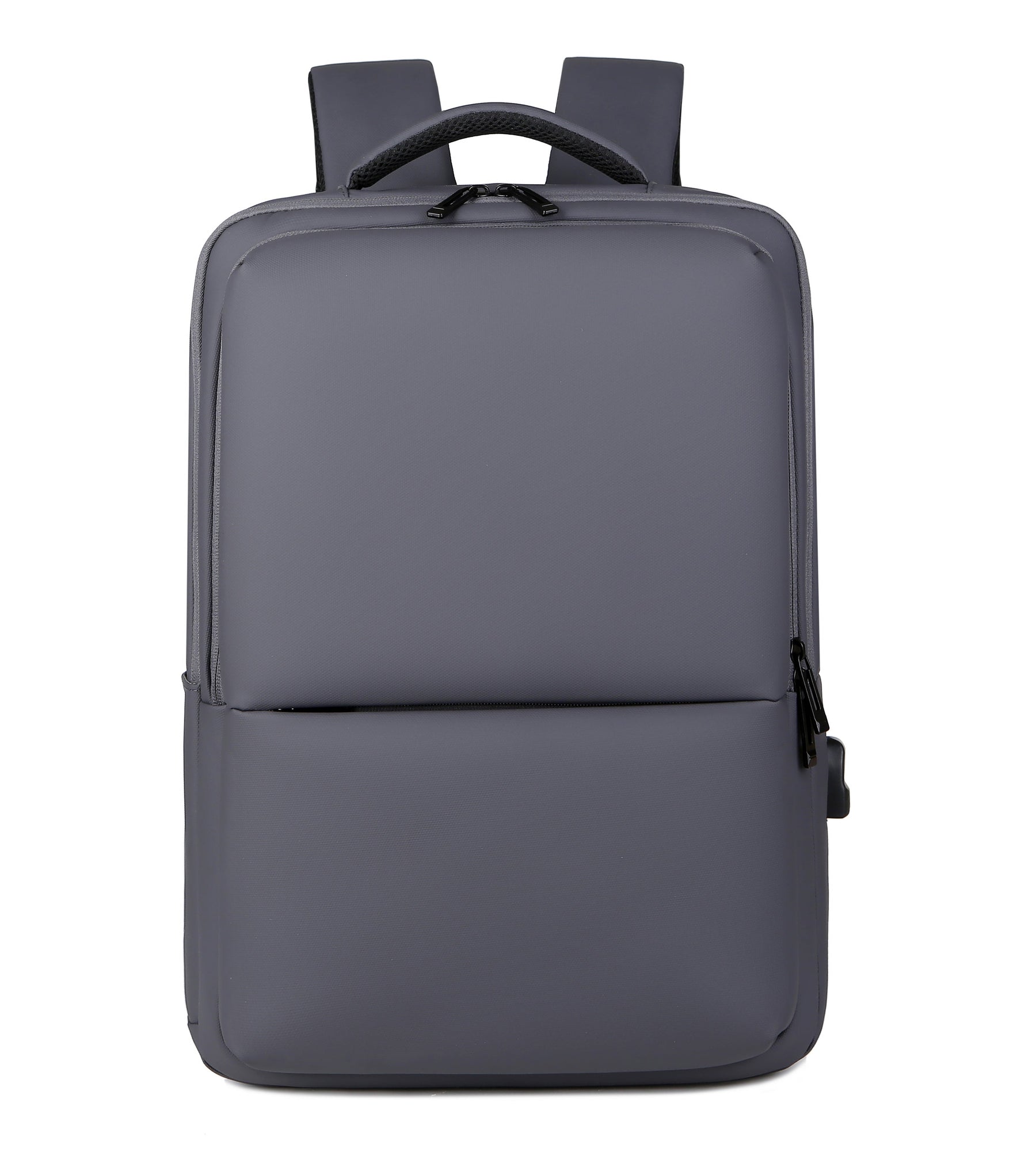 bags : Rugzak Heren Zwart - Stroomlijn Executive Waterdichte Laptoprugzak in 15 inch Grijs van Pantino