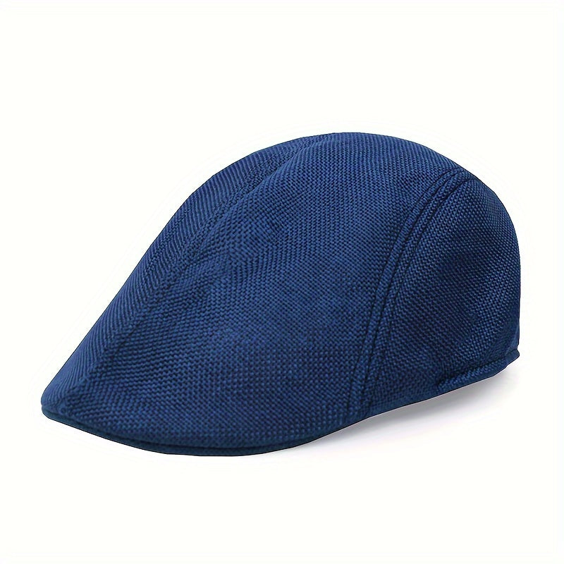 Beret : Baret Zwart - Polyester 1 St Modieuze Dunne Katoenen en Linnen Baretpet voor Middelbare Leeftijd en Ouderen Elegant in van Pantino