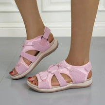 Sandals : Klassiek Wit Sandalen Dames - Elegante Sandalen voor een Tijdloze Stijl in Roze van Pantino