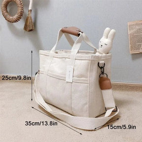 bags : Tote Bag Beige - ToteEase - Veel Opbergruimte voor Al Je Spullen in van Pantino