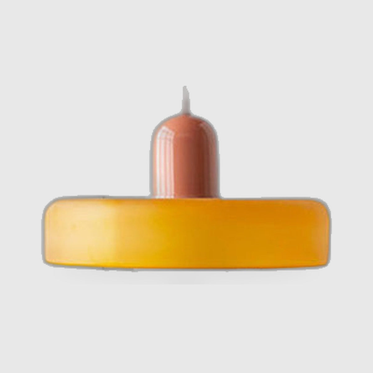 Bauhaus Stijl Glazen Hanglamp met Ringkap