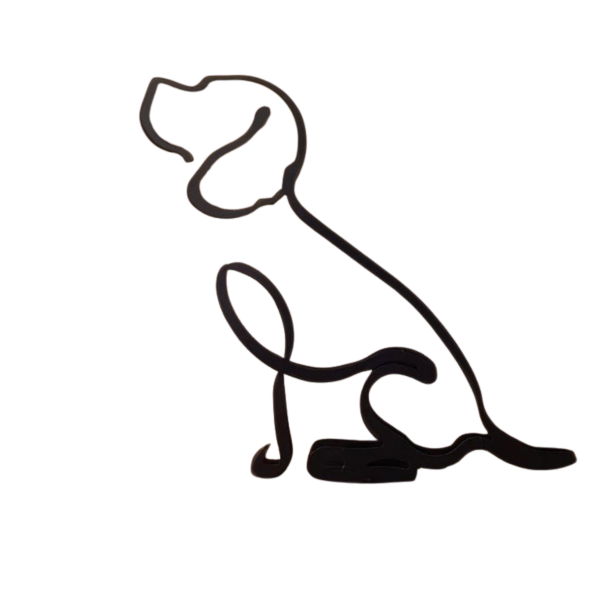 home & garden : Bull Terrier beeldje wit - Modern abstract hondenbeeldje van Hiet, 20cm, voor hondenliefhebbers in Beagle van Pantino