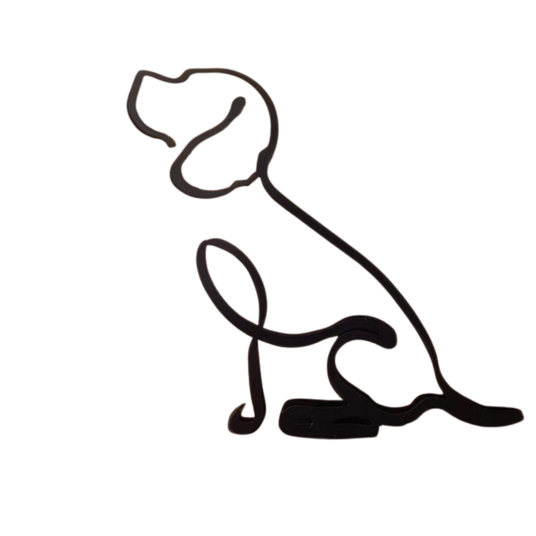 home & garden : Bull Terrier beeldje wit - Modern abstract hondenbeeldje van Hiet, 20cm, voor hondenliefhebbers in Beagle van Pantino