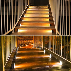 home & garden : StairGlow - Elegante & Moderne LED Traplampen - 2 + 2 in van Pantino