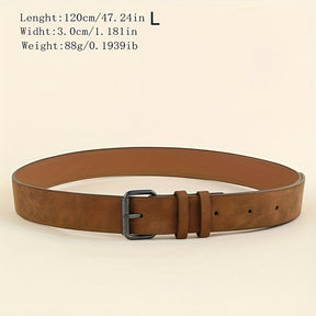 Belt : Riem Bruin - Men 1 Stuk Pu Leren Modieuze Elegant in van Pantino