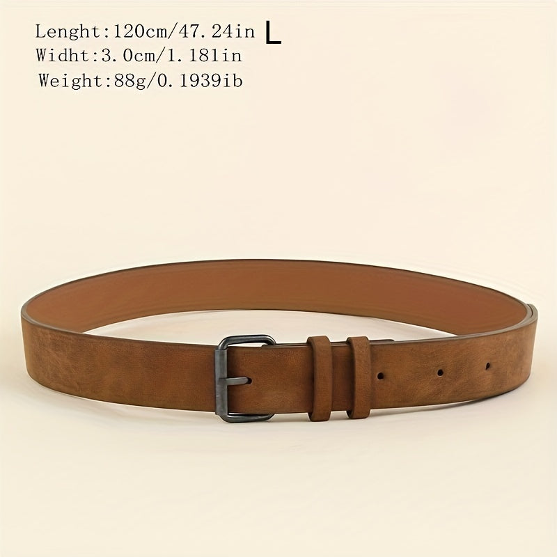 Belt : Riem Bruin - Men 1 Stuk Pu Leren Modieuze Elegant in van Pantino