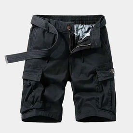 Shorts : Heren Cargo Shorts: Robuust, Praktisch & Modern voor Zomer in Zwart van Pantinoshop