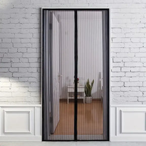 home & garden : Magnetische Hordeur Zwart 120x210cm - Vliegengordijn voor Deur, Insectenwering in Zwart van Pantino