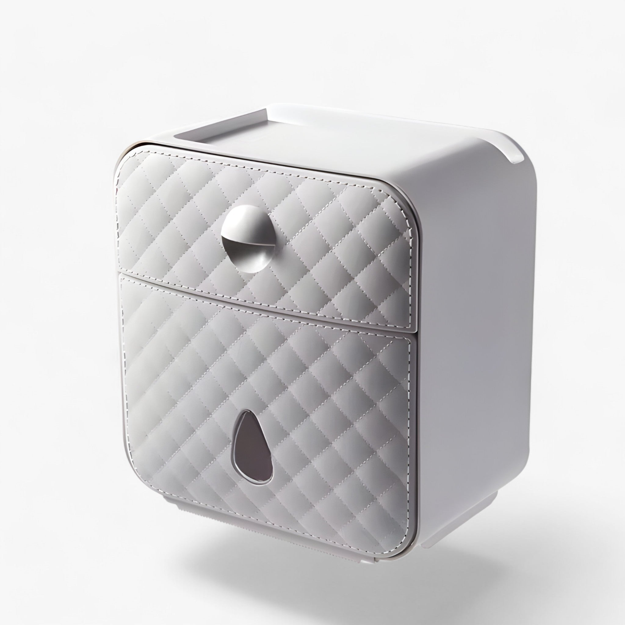 home & garden : Waterdichte Dispenser - Opbergoplossing voor de Badkamer - Wit in B-Grijs van Pantino
