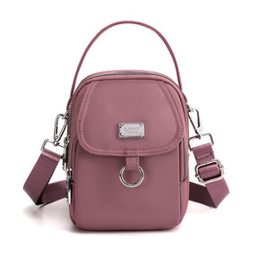 bags : Crossbody Tas Dames Zwart - Compact Dagelijks Gebruik - Kunstleer in van Pantino