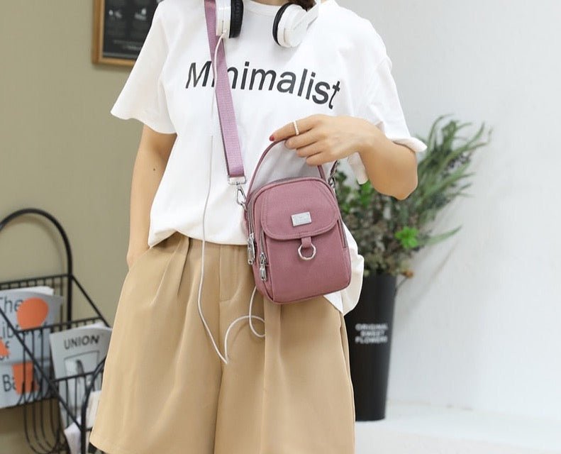 bags : Crossbody Tas Dames Zwart - Compact Dagelijks Gebruik - Kunstleer in van Pantino