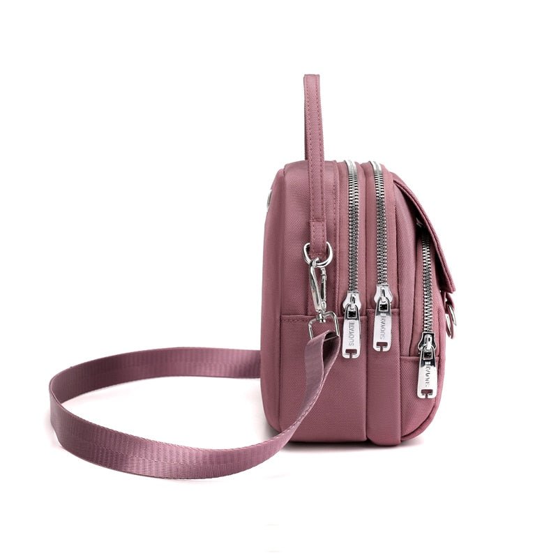 bags : Crossbody Tas Dames Zwart - Compact Dagelijks Gebruik - Kunstleer in van Pantino