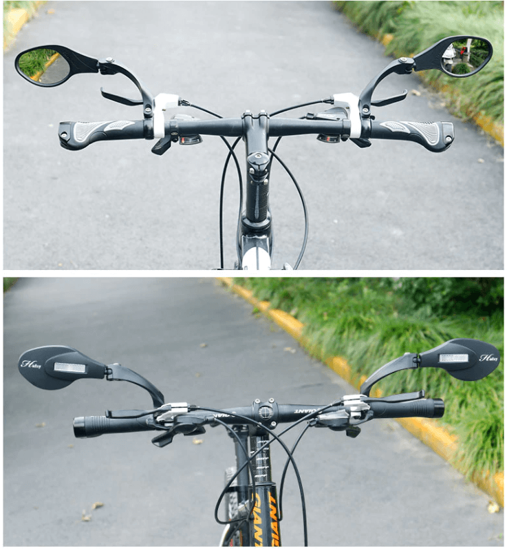 outdoor equipment : Fiets Achteruitkijkspiegel - 300% Meer Zichtbaarheid - Universeel in van Pantino