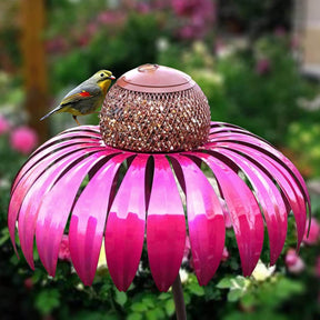 outdoor equipment : Coneflower Vogel Voederhuisje - Rood in van Pantino
