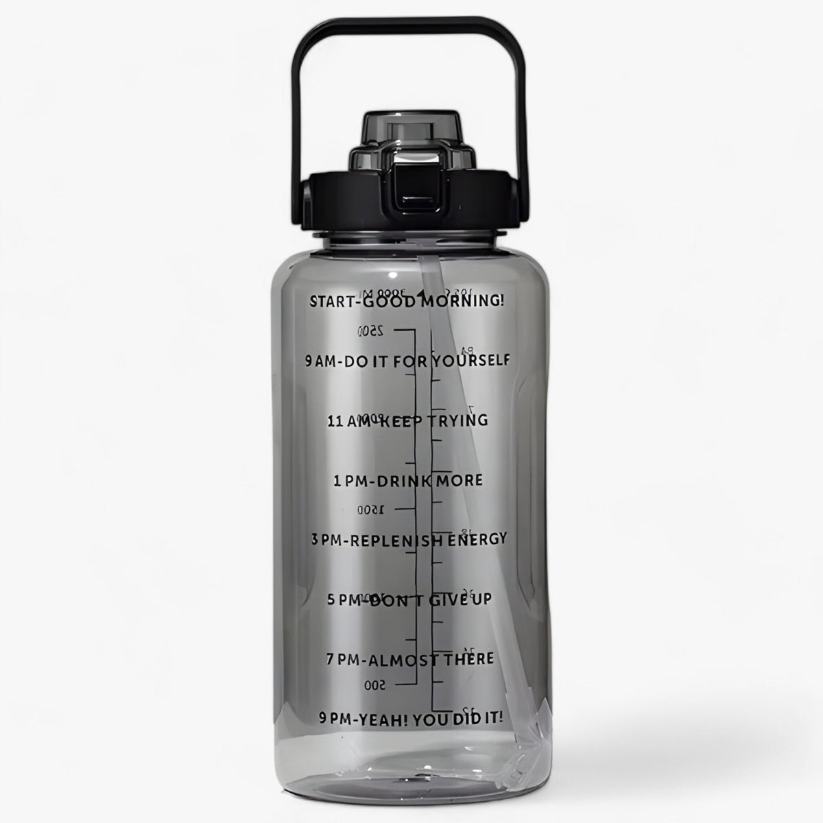 other : HydroMax - Grote Waterfles - Grote Capaciteit voor Hydratatie de Hele Dag door in 2L Zwart A van Pantino
