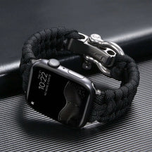 Smartwatch Band : Romo Essentieel voor de Apple Watch - Groen in Zwart van Pantino