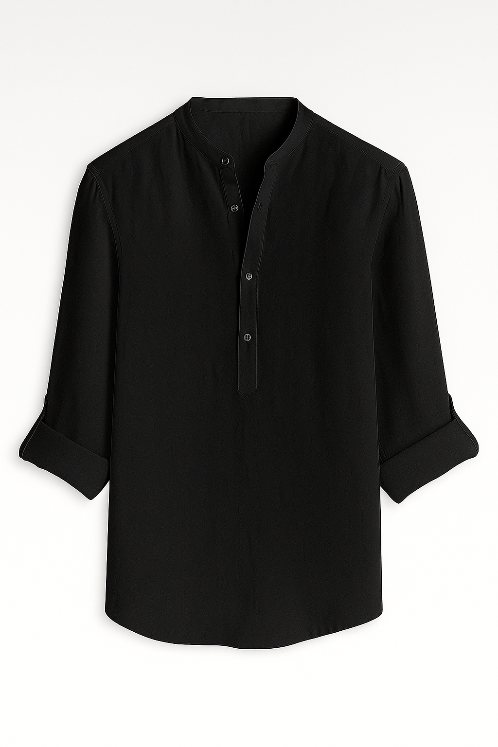 Men's Top Clothes : Lichtgewicht Linnen Herenoverhemd, Ademend, Lange Mouw in van Pantino