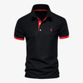 Polo da uomo a maniche corte in cotone slim fit - vari colori e taglie
