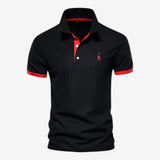 Polo homme manches courtes en coton slim fit - Plusieurs couleurs et tailles