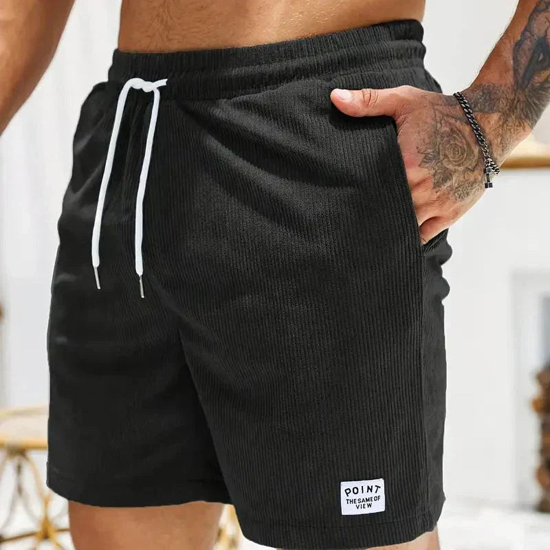 Dames Short van Lichtgewicht Ribfluweel met Trekkoord - Comfortabel en Trendy