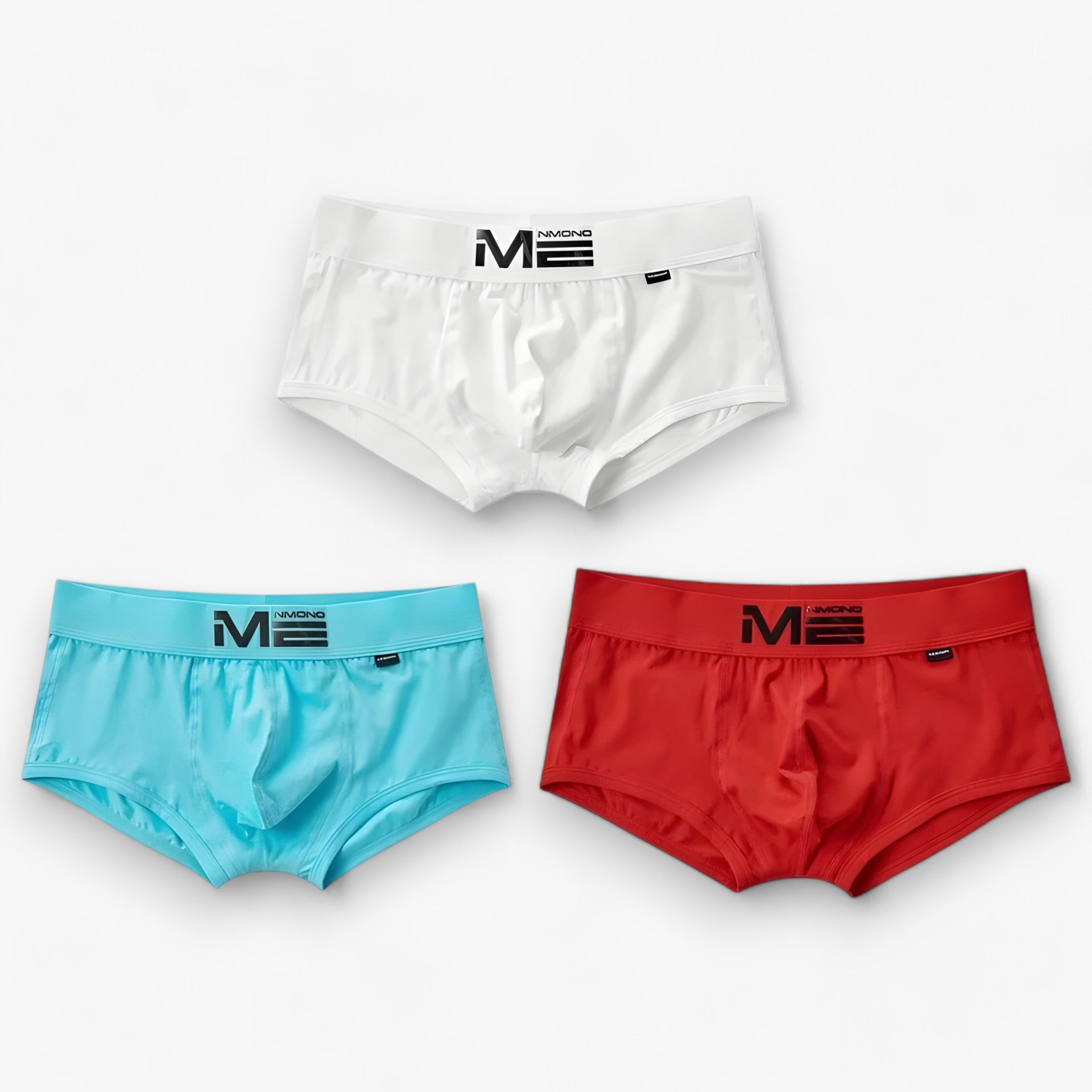 Men's Sport Boxershorts : Heren Boxershorts - Ademend & Comfortabel - Blauw, Oranje, Geel Multipack (3+3 Gratis) in blauw rood wit van Pantino